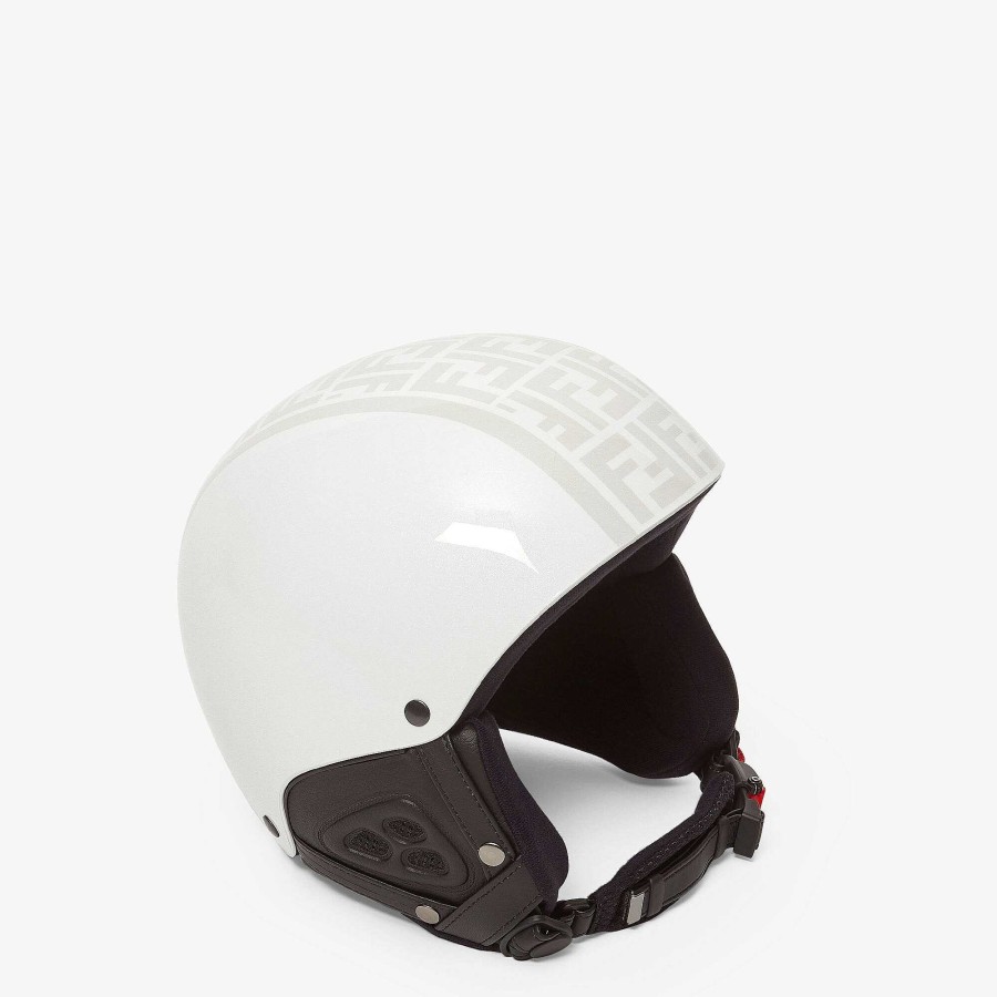 Men Fendi Skiwear | Helmet White