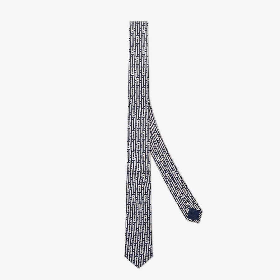 Men Fendi Ties | Tie Blue