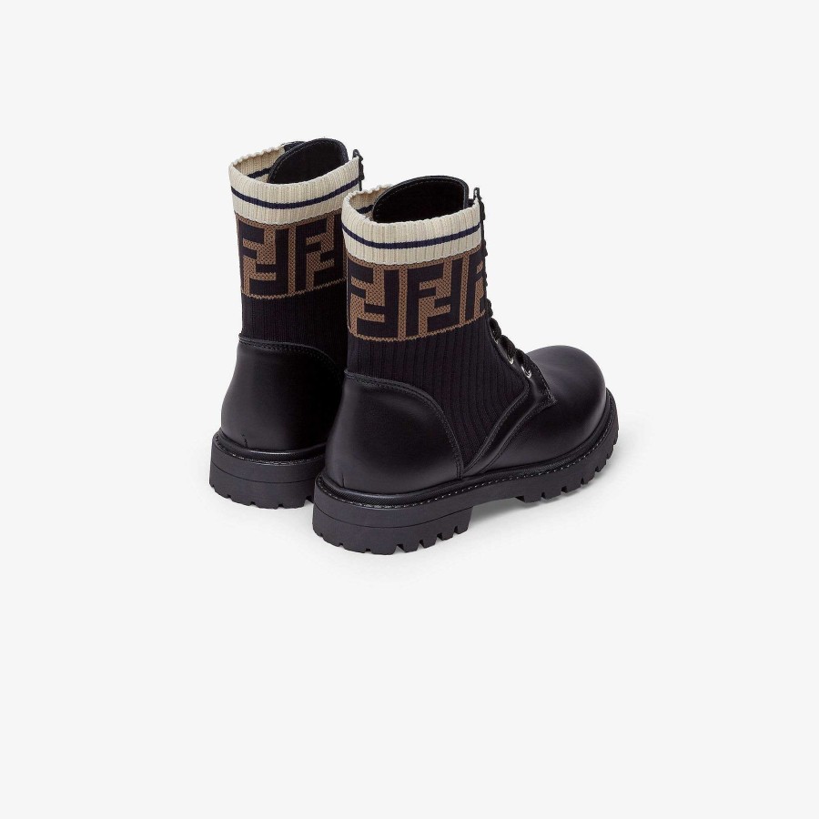 Kids Fendi Shoes | Boots Black