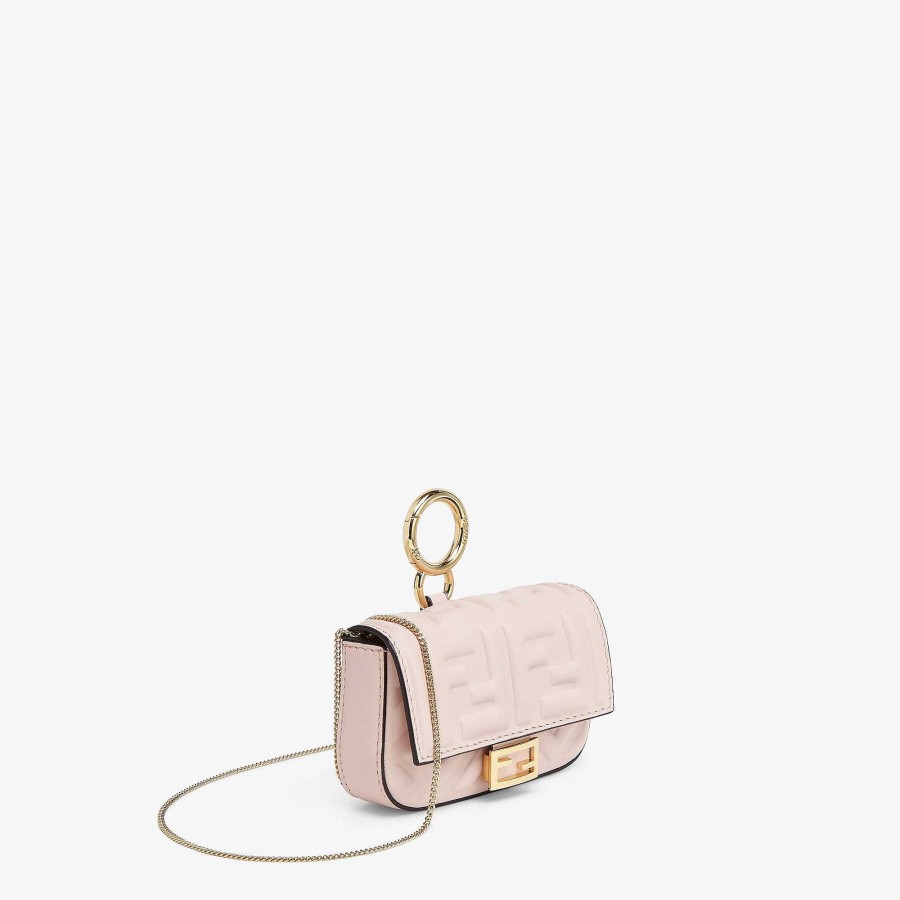 Kids Fendi Accessories | Nano Baguette Charm Pink