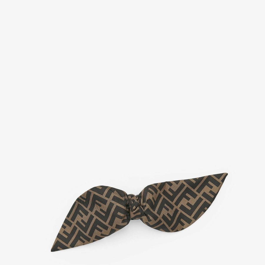 Women Fendi Hair Accessories | Hair Clip Brown