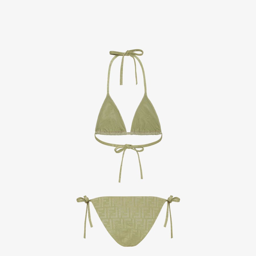 Women Fendi Swimwear | Swimsuit Green