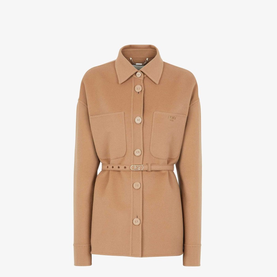 Women Fendi Jackets | Jacket Beige