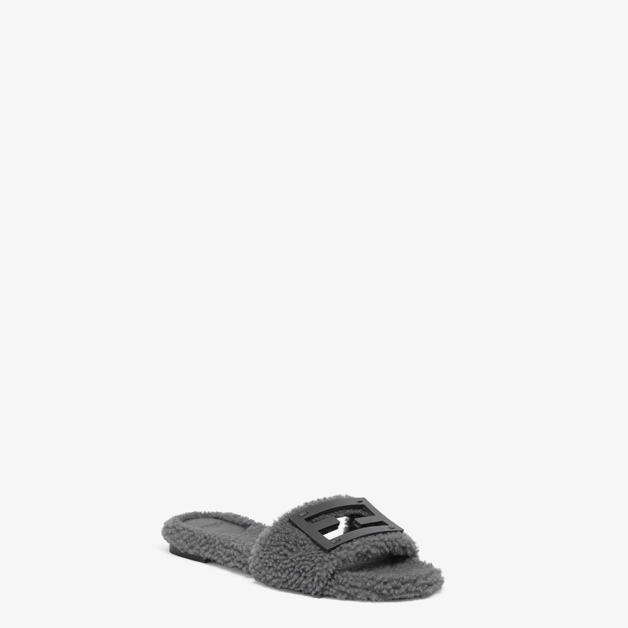 Women Fendi Sandals & Slides | Baguette Gray