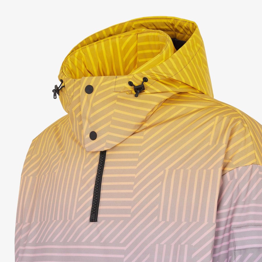 Men Fendi Skiwear | Snow Jacket Multicolor