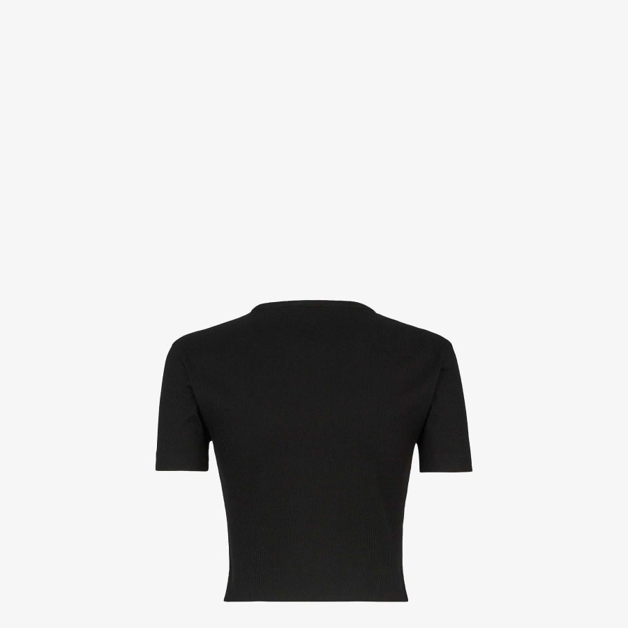 Women Fendi Activewear | Top Black