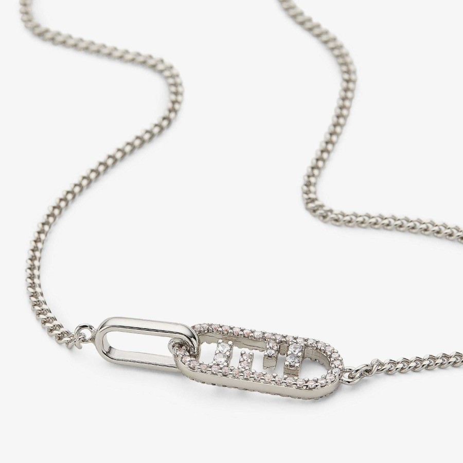 Women Fendi Necklaces | O'Lock Necklace Silver