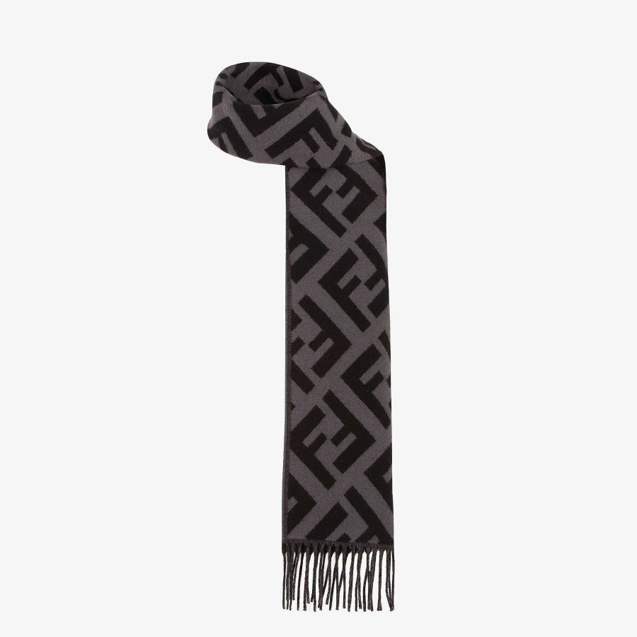 Men Fendi Scarves | Scarf Black