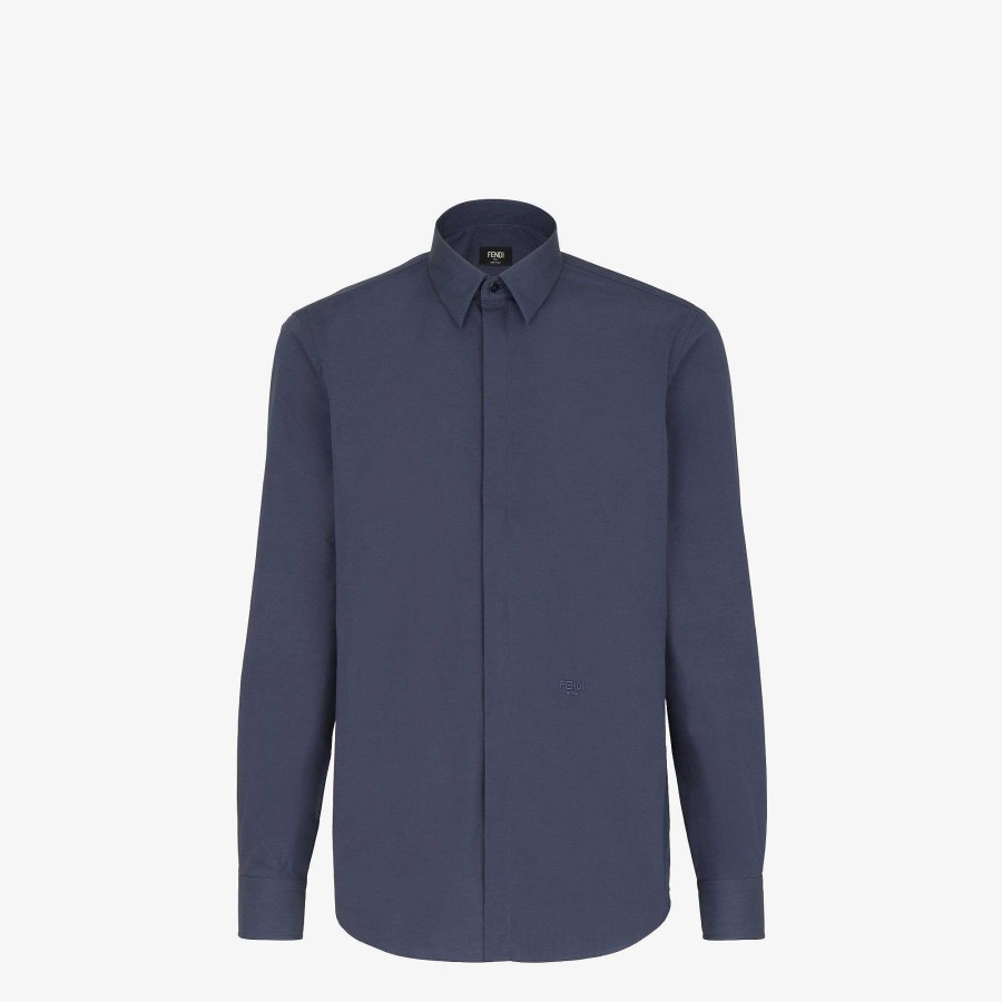 Men Fendi Shirts | Shirt Blue