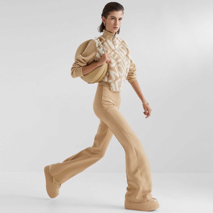 Women Fendi Pants & Shorts | Pants Beige