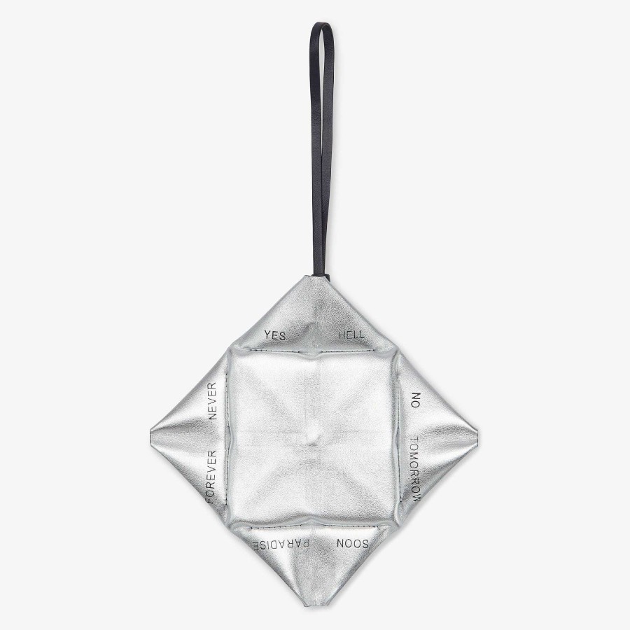 Women Fendi Shoulder Straps & Bag Accessories | Fendi Fortune Teller Charm Silver