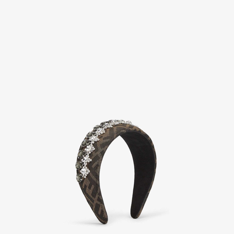 Women Fendi Hair Accessories | Headband Brown