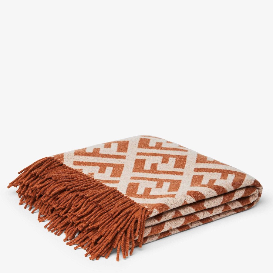 Home Decor & Lifestyle Fendi | Ff Reversible Blanket Multicolor