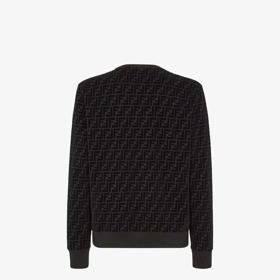 Men Fendi Sweatshirts | Sweatshirt Black