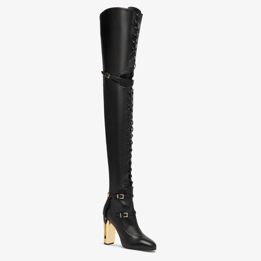 Women Fendi Boots & Ankle Boots | Delfina Black