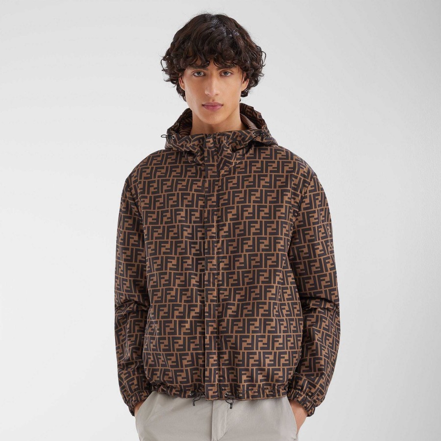 Men Fendi Activewear | Blouson Brown