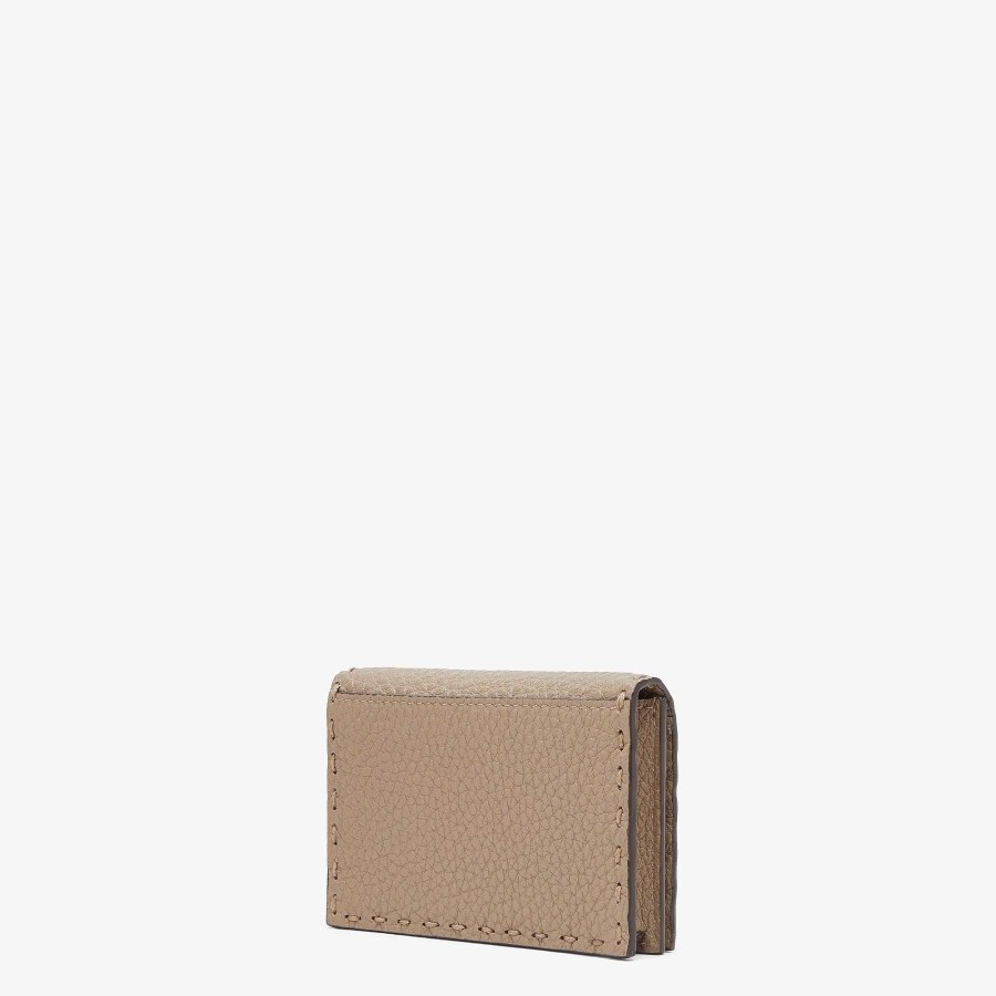 Men Fendi Card Holders | Card Holder Selleria Beige