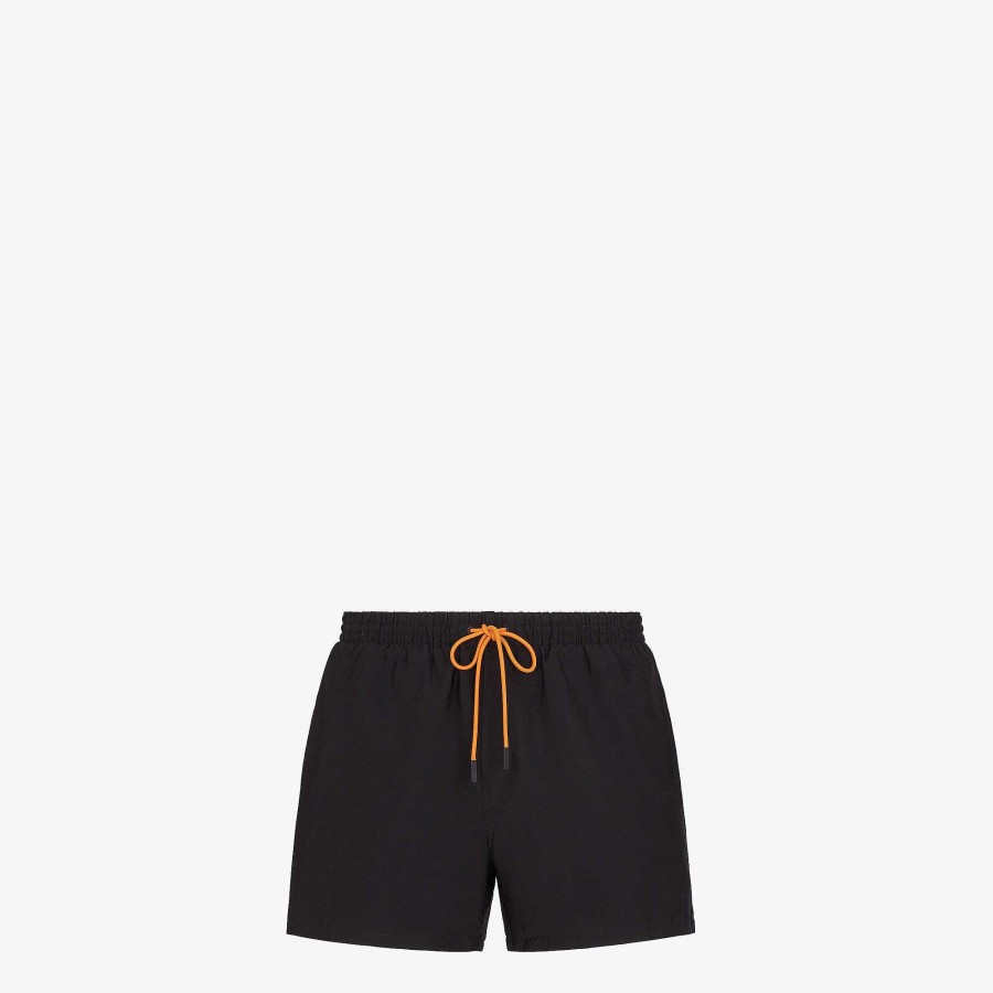 Men Fendi Swimwear | Swim Shorts Black