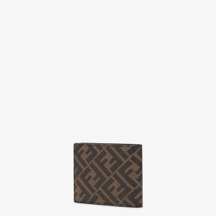 Men Fendi Wallets | Fendi Diagonal Wallet Black