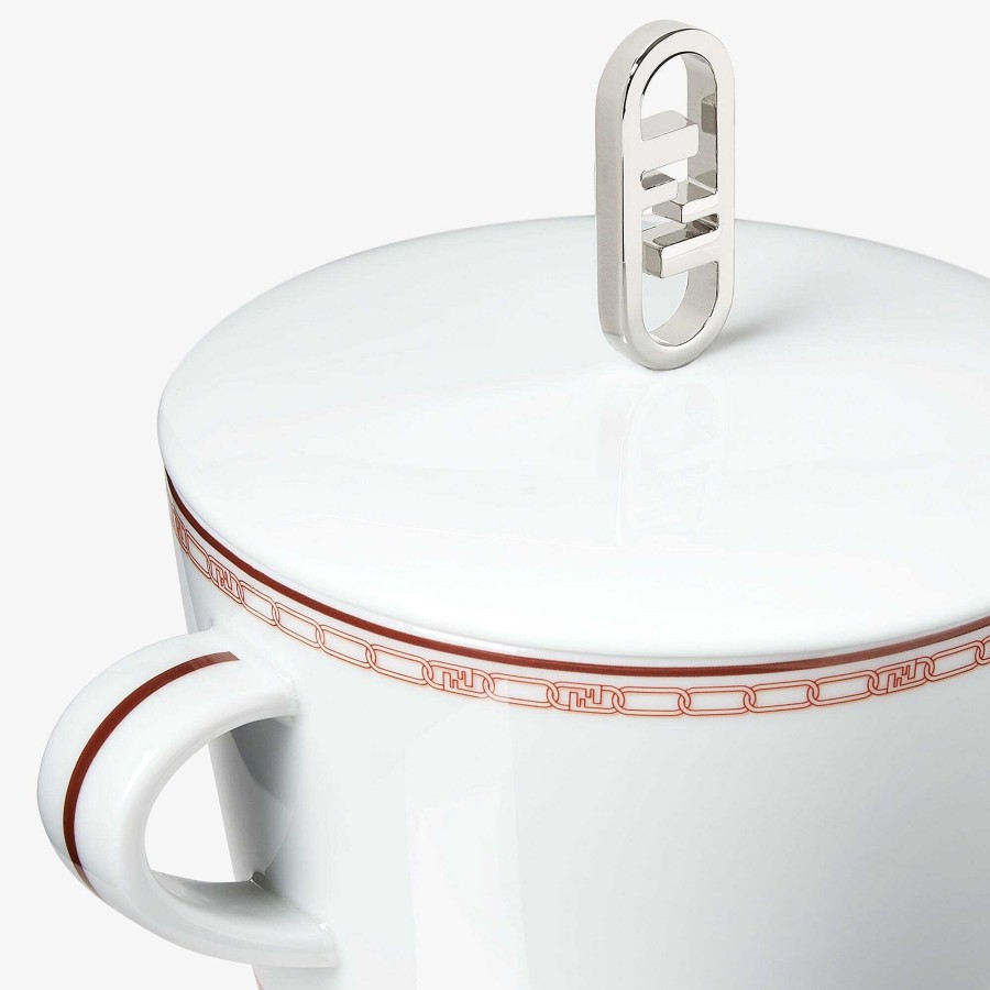 Home Decor & Lifestyle Fendi | Fendi O'Lock Sugar Bowl Multicolor