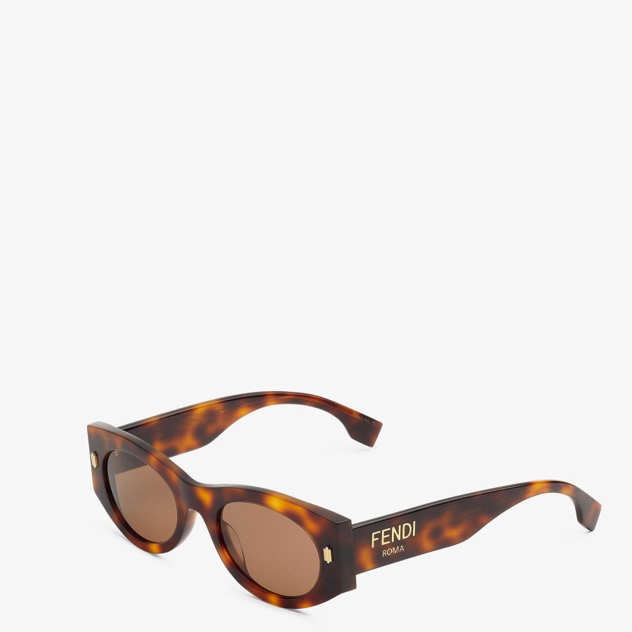 Women Fendi Sunglasses | Fendi Roma Brown