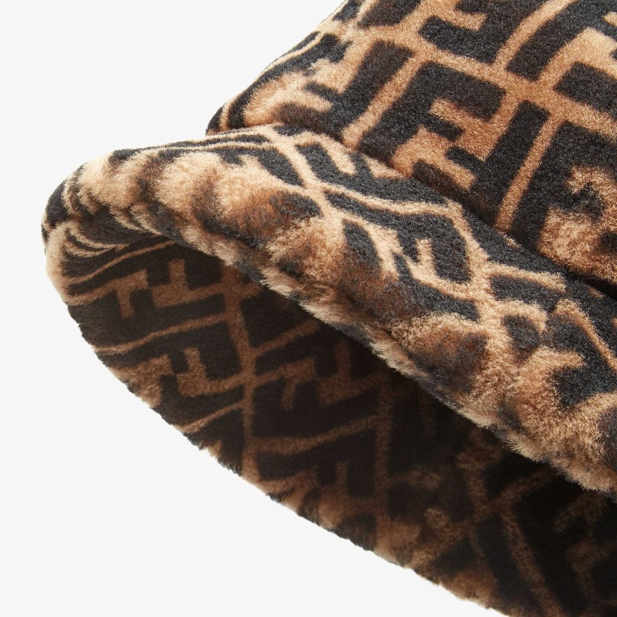 Women Fendi Hats & Gloves | Hat Brown