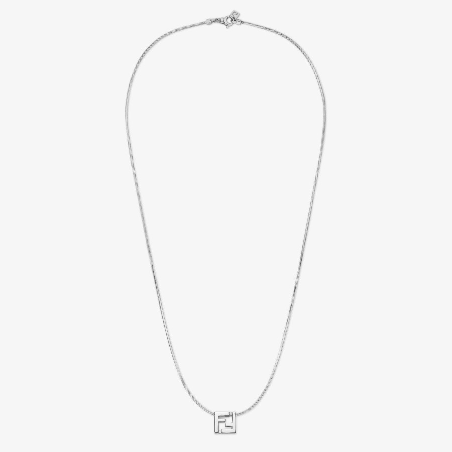 Men Fendi Necklaces | Ff Necklace Silver