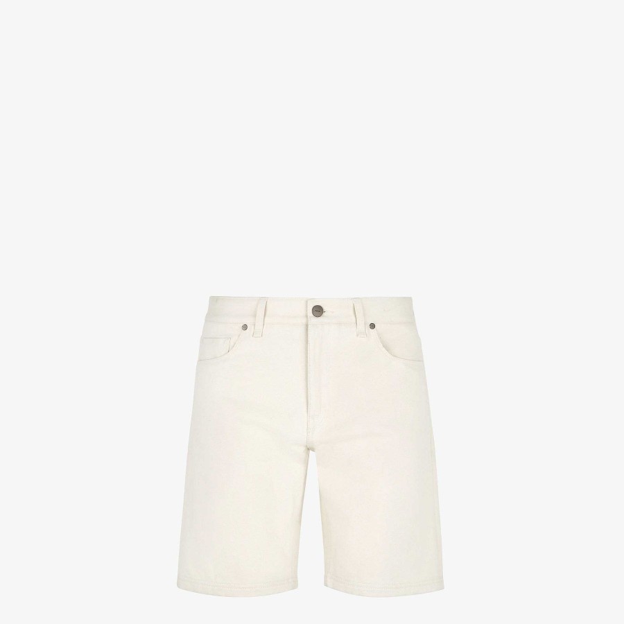 Men Fendi Pants & Shorts | Bermudas White