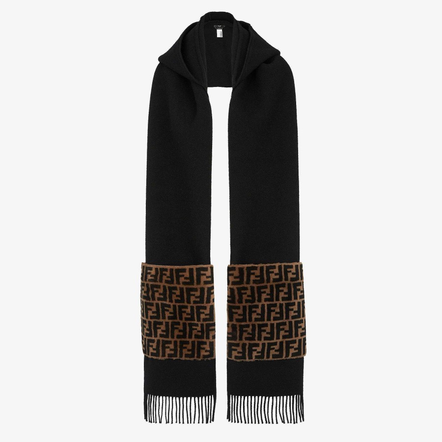 Women Fendi Scarves & Ponchos | Fendi Scarf Brown