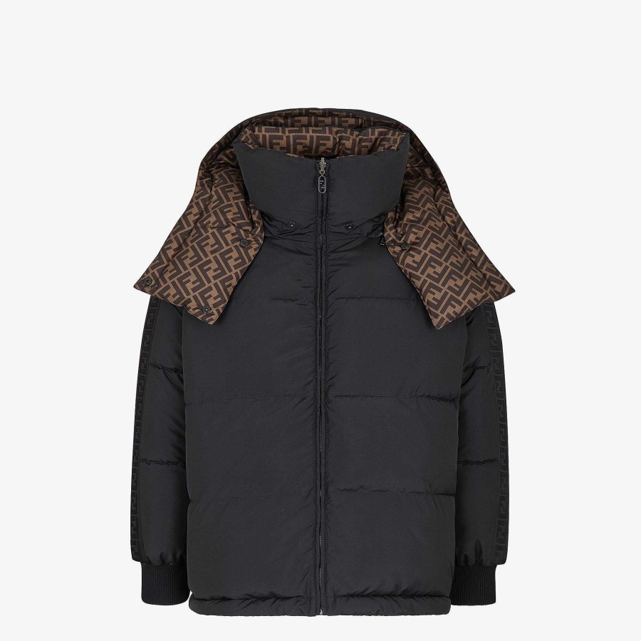 Women Fendi Activewear | Down Jacket Black