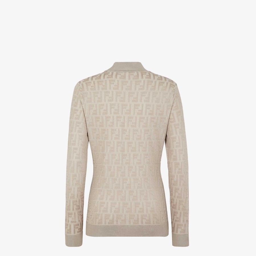 Women Fendi Knitwear | Sweater Beige