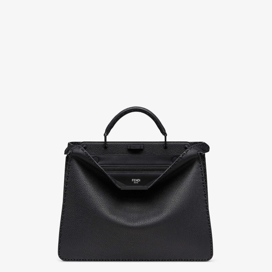 Men Fendi Timeless | Peekaboo Iseeu Medium Black