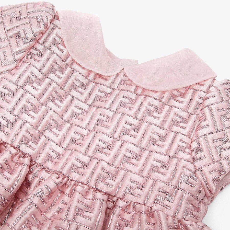 Kids Fendi Baby Girl | Baby Dress Pink