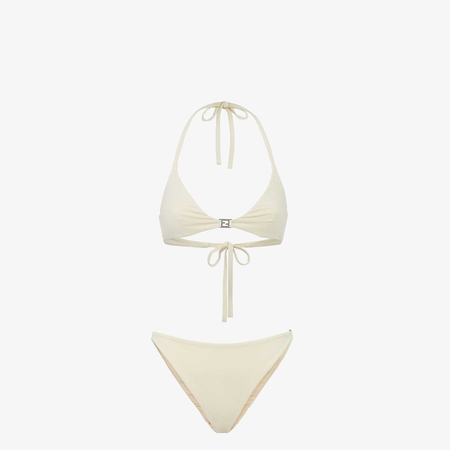 Women Fendi Swimwear | Swimsuit Beige