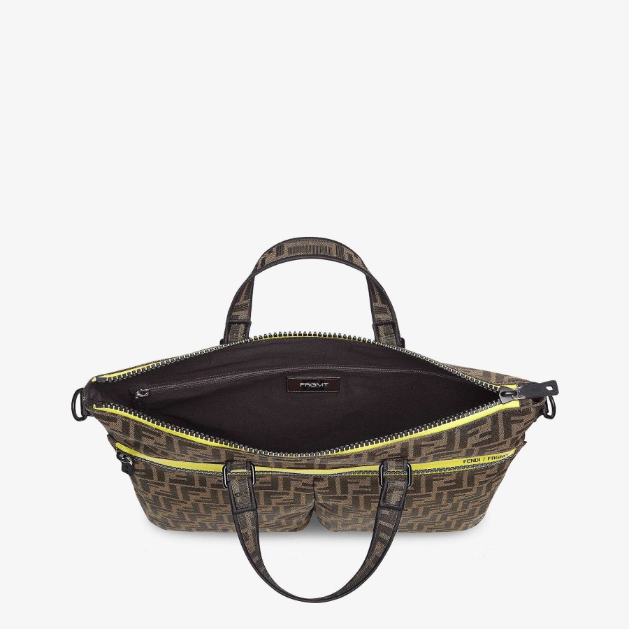 Fendi X Frgmt X Pokemon Fendi Tote Bags | Shopper Brown