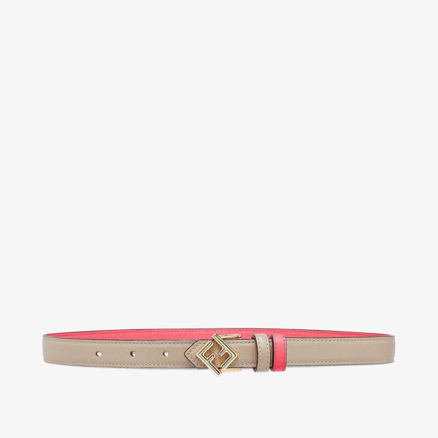 Women Fendi Belts | Ff Diamonds Belt Beige