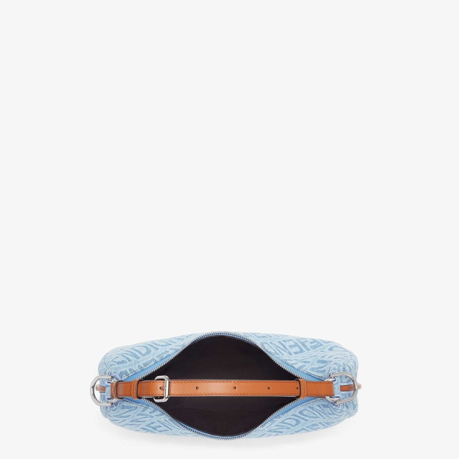 Women Fendi Hobo Bags | Fendigraphy Small Light Blue