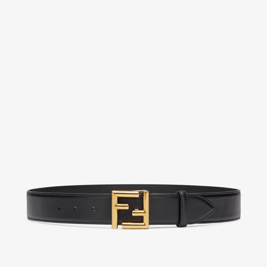 Women Fendi Belts | Ff Belt Black