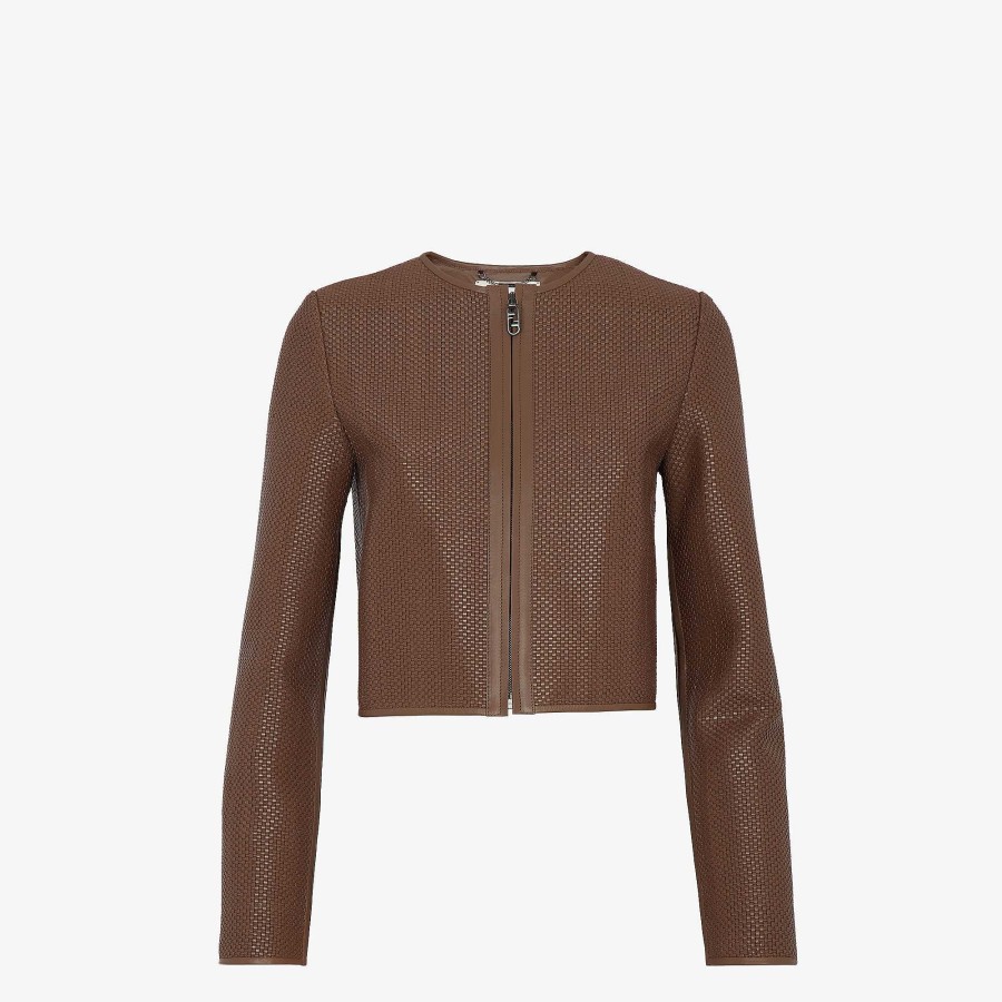 Women Fendi Jackets | Jacket Brown