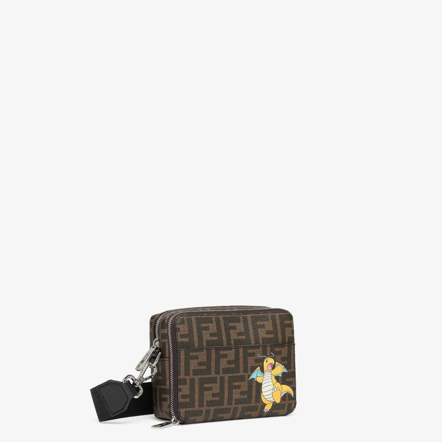 Fendi X Frgmt X Pokemon Fendi | Organizer Camera Case Brown