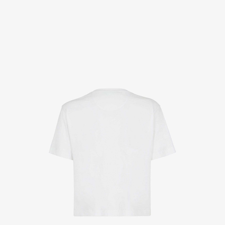 Women Fendi Activewear | T-Shirt White