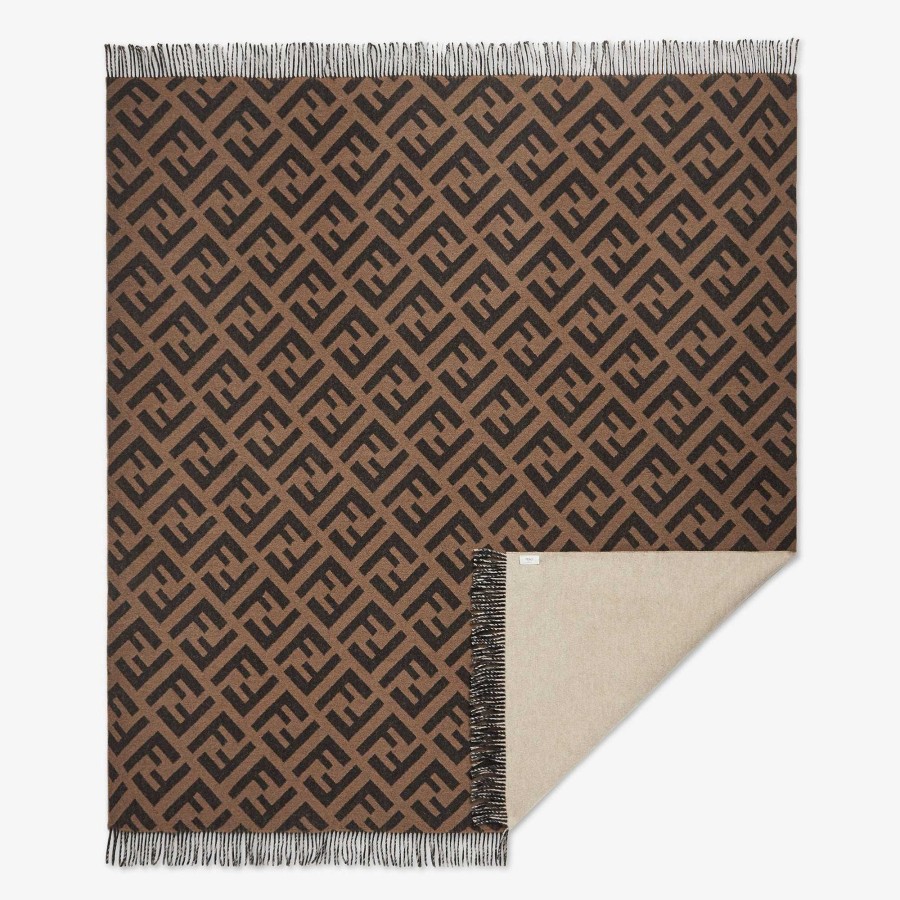 Home Decor & Lifestyle Fendi | Ff Reversible Blanket Multicolor