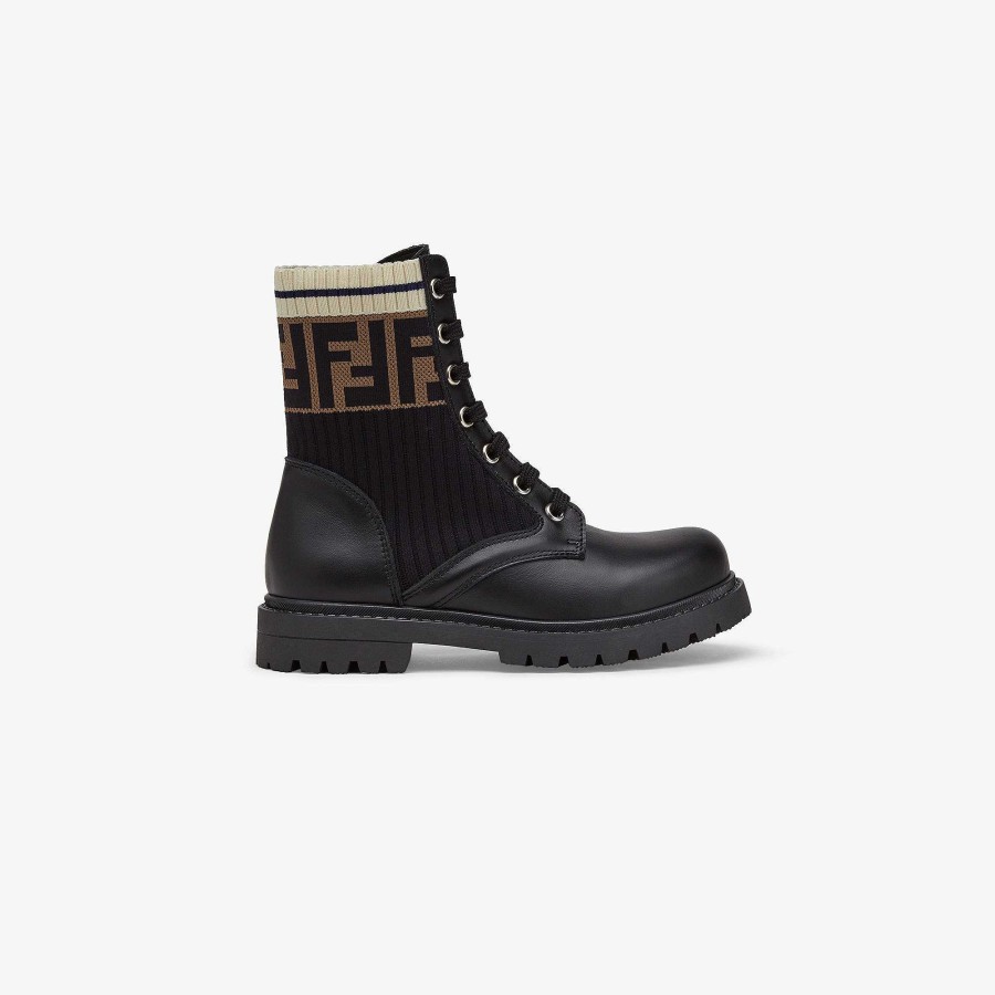 Kids Fendi Shoes | Boots Black