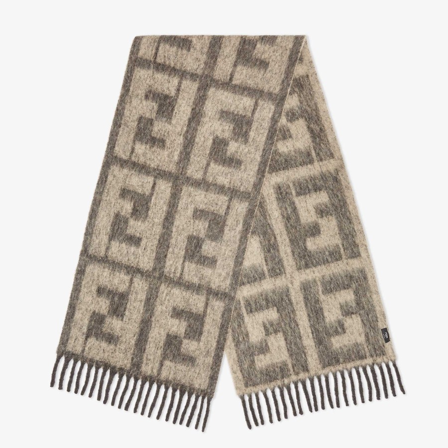 Men Fendi Scarves | Scarf Beige