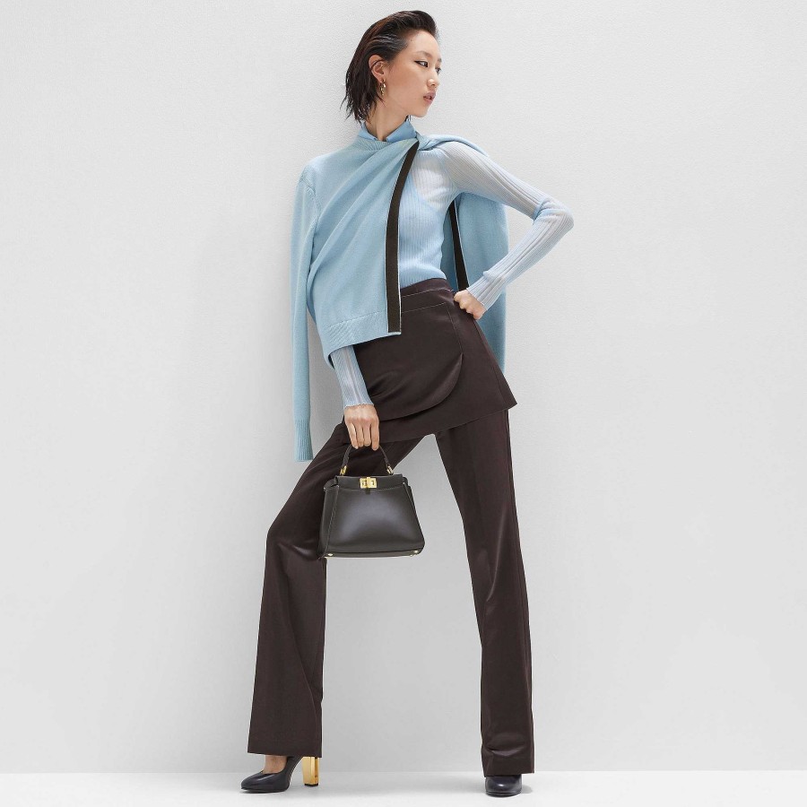 Women Fendi Knitwear | Cardigan Light Blue