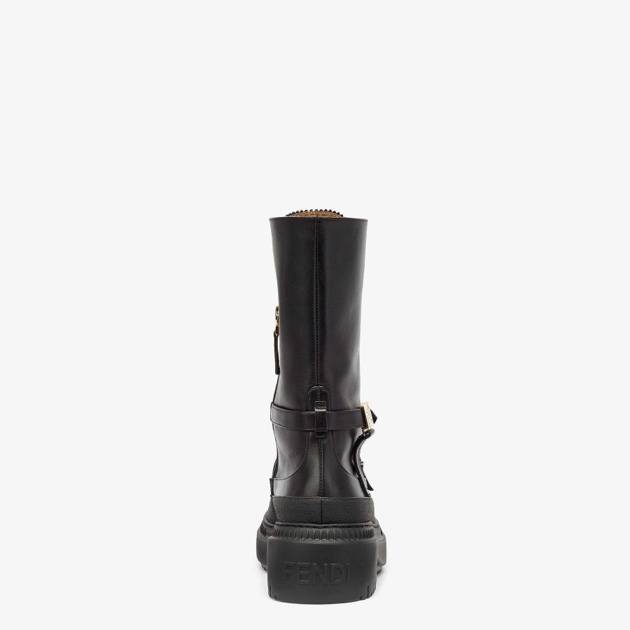 Women Fendi Boots & Ankle Boots | Delfina Black