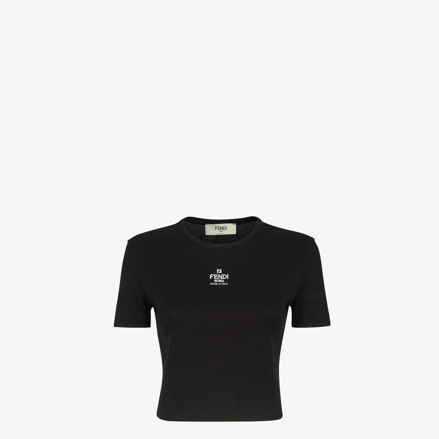 Women Fendi Activewear | Top Black