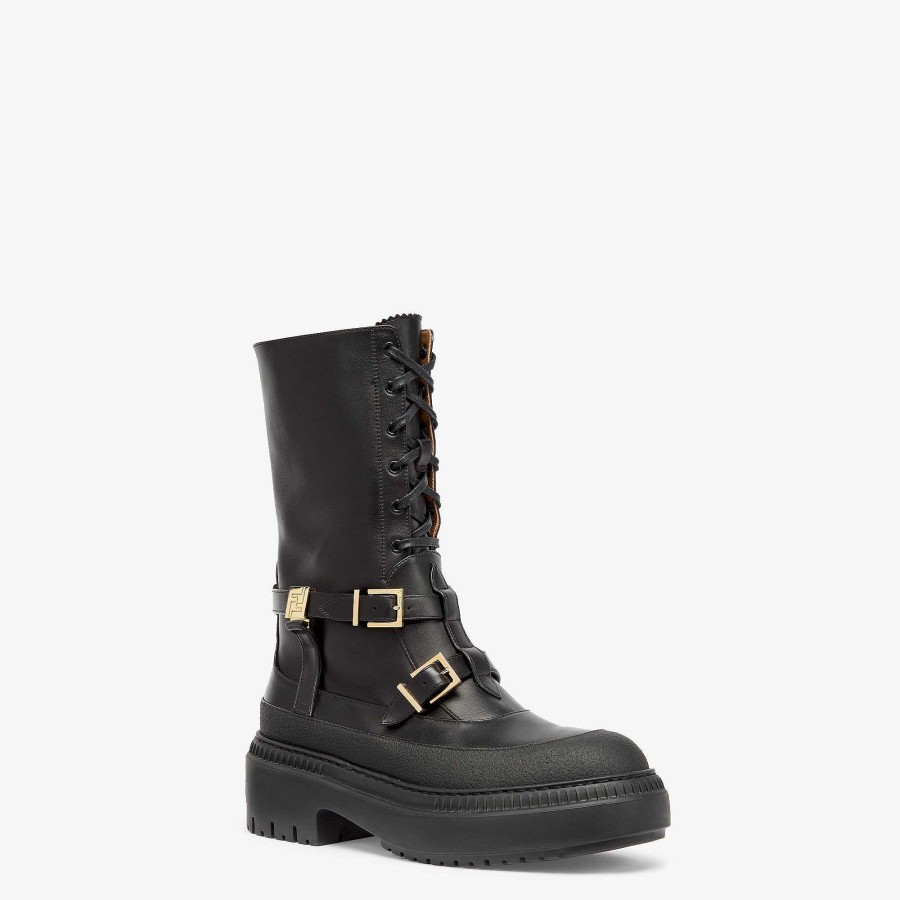 Women Fendi Boots & Ankle Boots | Delfina Black