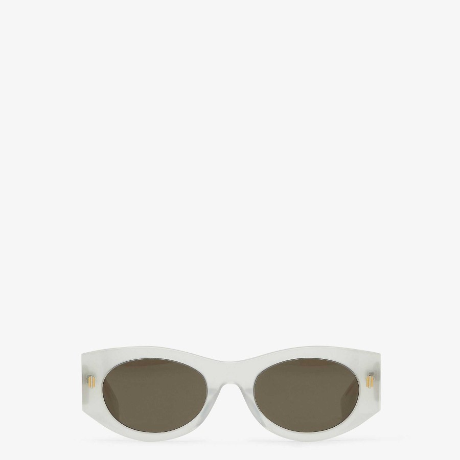 Women Fendi Sunglasses | Fendi Roma White