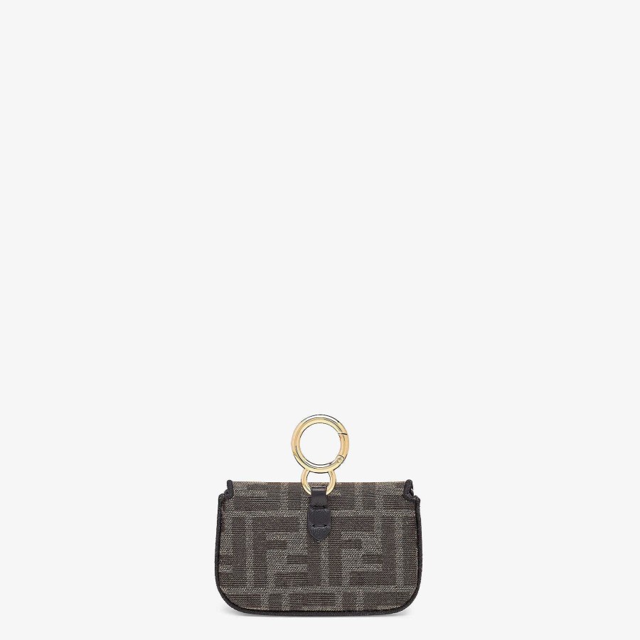 Kids Fendi Accessories | Nano Baguette Charm Brown